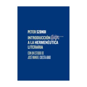 Introducción a la hermenéutica literaria
