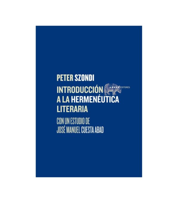 Introducción a la hermenéutica literaria